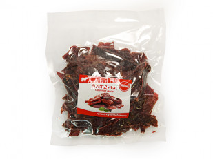 Лаваш со вкусом чеснока: Говядина вяленая (строганина)