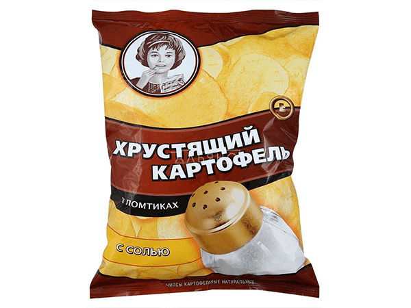 Картофельные чипсы "Девочка" 160 гр. в Находке
