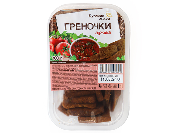 Сурские гренки с Аджикой (100 гр) в Находке