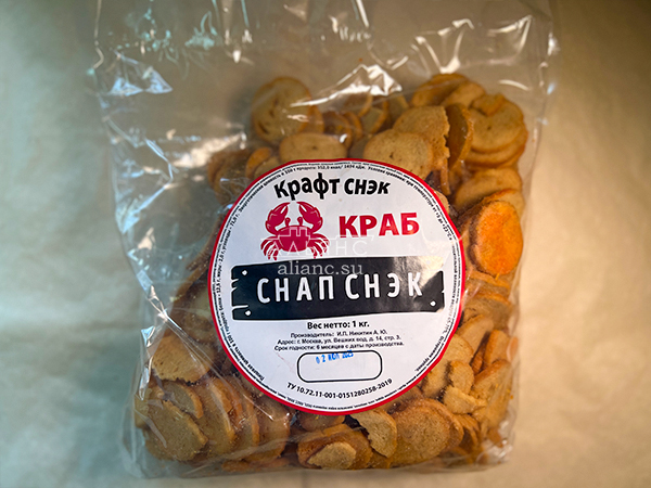 Снапсы ПШЕНИЧНЫЕ "Краб" в Находке