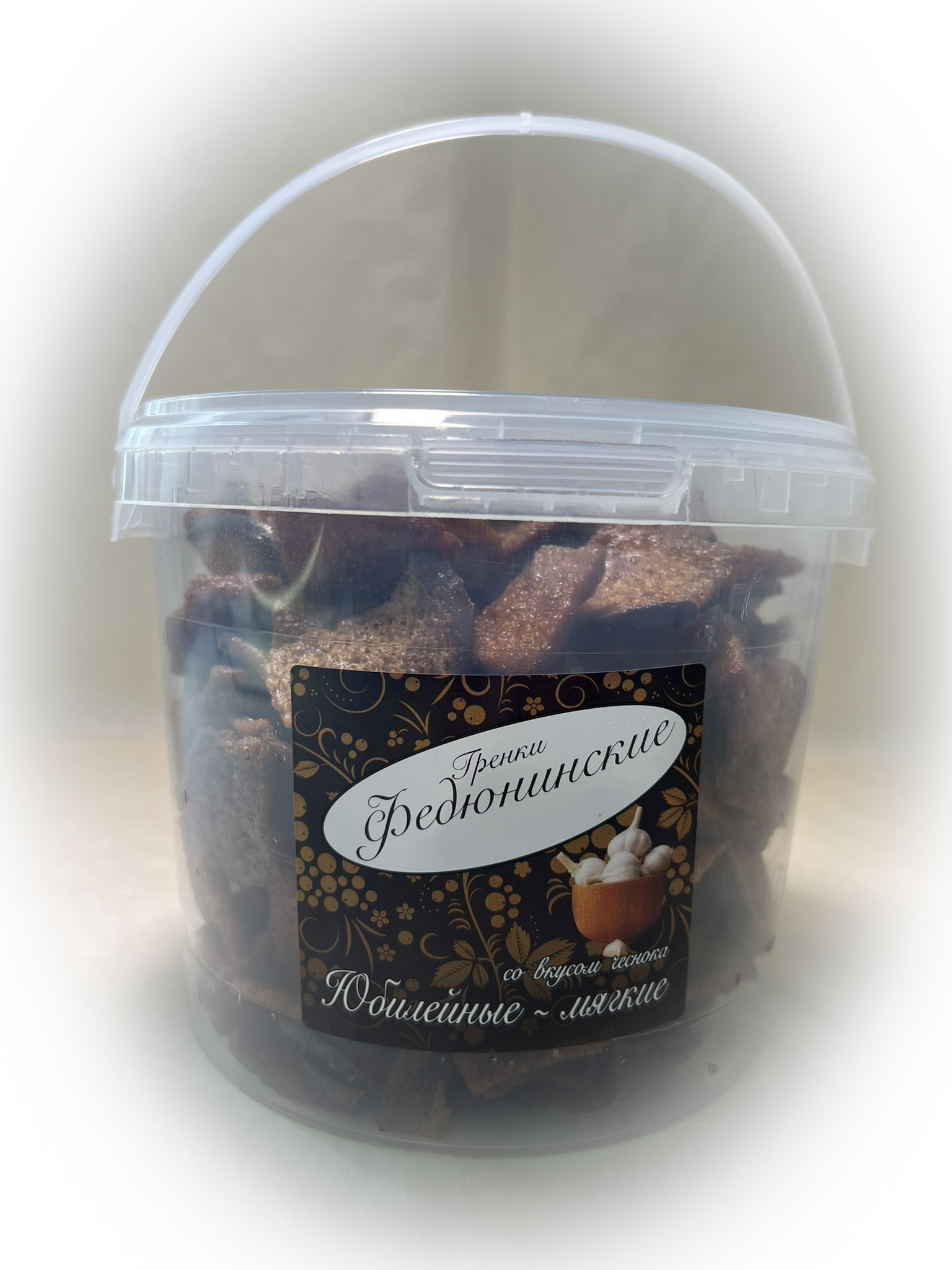 Гренки "ФЕДЮНИНСКИЕ" "Чеснок" (ведро 900 гр.) в Находке