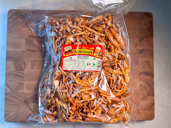 Нитка ЖАРЕНАЯ "Тайский перец" Oktobersnack 1 кг (сырный продукт) в Находке