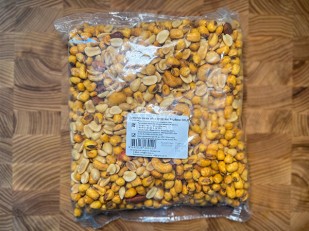 БОБАРАХИС Арахис премиум со вкусом красная икра 1кг: Ореховая смесь ж/с с кукурузой со вкусом 