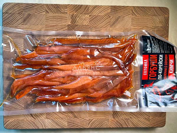 Горбуша соломка по-корейски в Находке