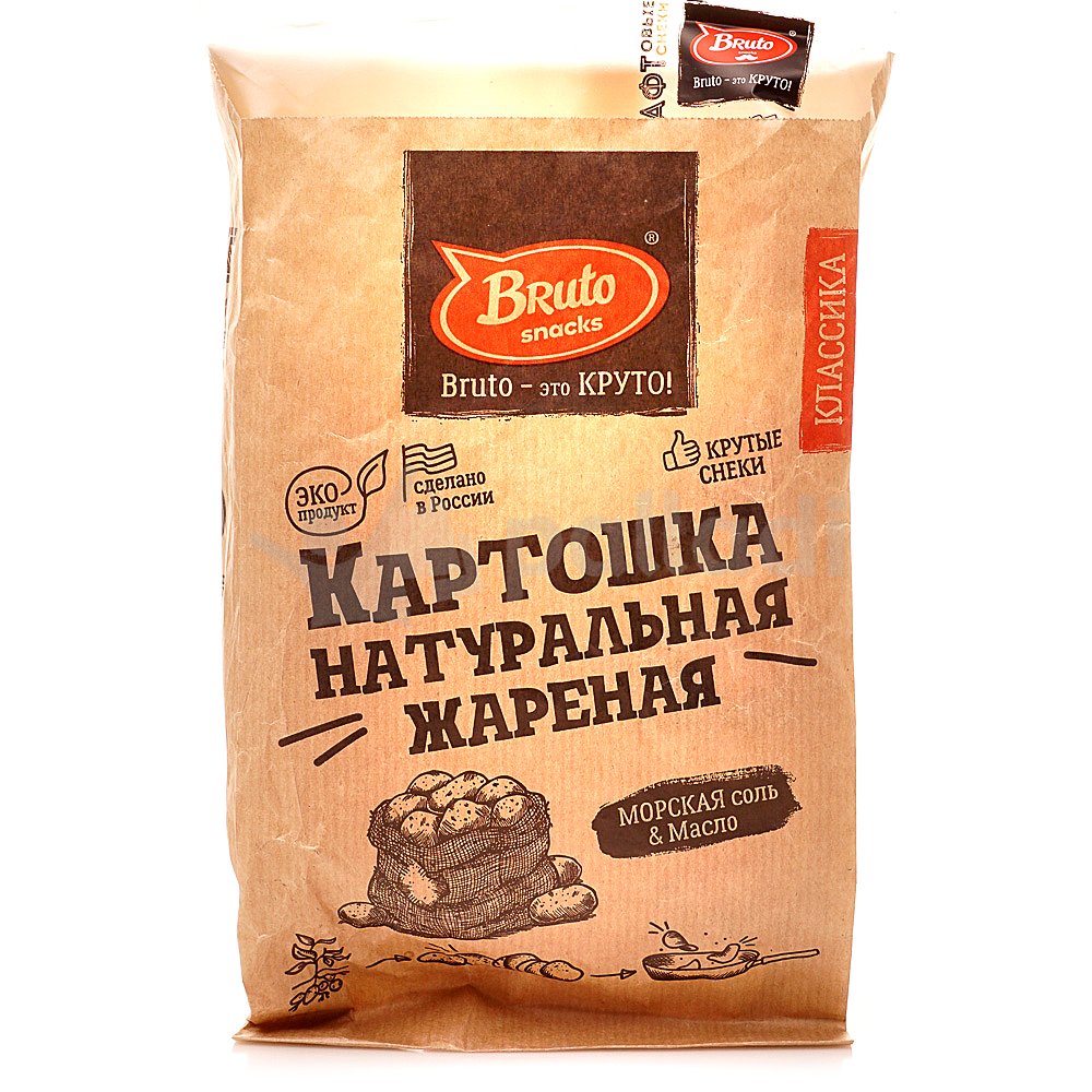 Картофель «Бруто» с солью 70 гр. в Находке