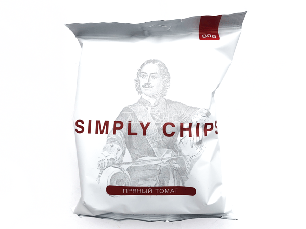 Картофельные чипсы "Simple chips" Пряный томат 80 гр. в Находке