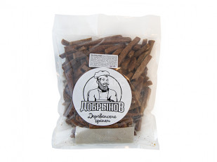 Окунь речной вяленый: Деревенские гренки с холодцом и хреном